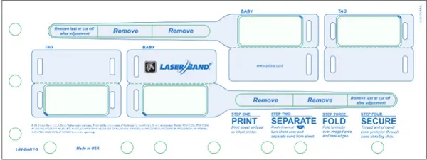 Wristbands Tags, Paper